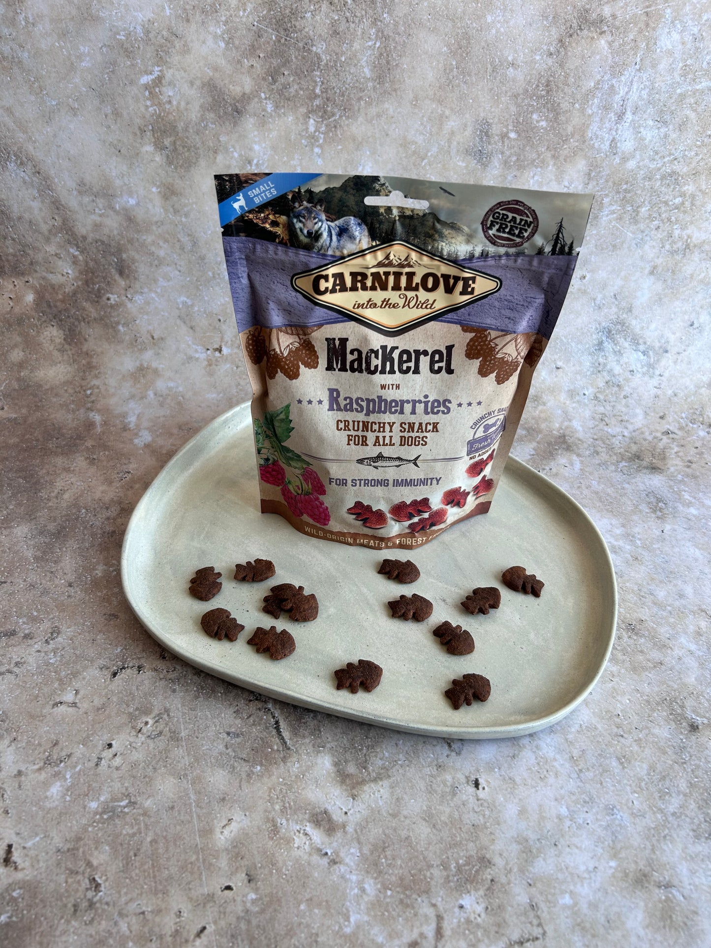 Carnilove Snack - Makreel met framboos