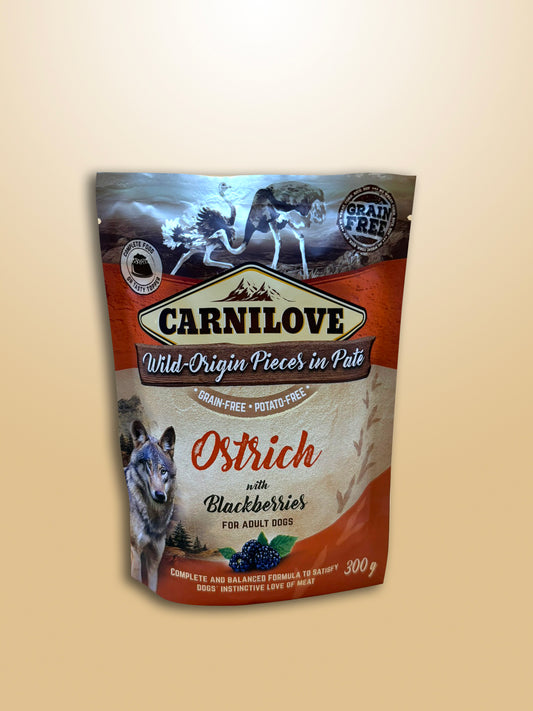 Carnilove Pouches - Struisvogel met braambessen