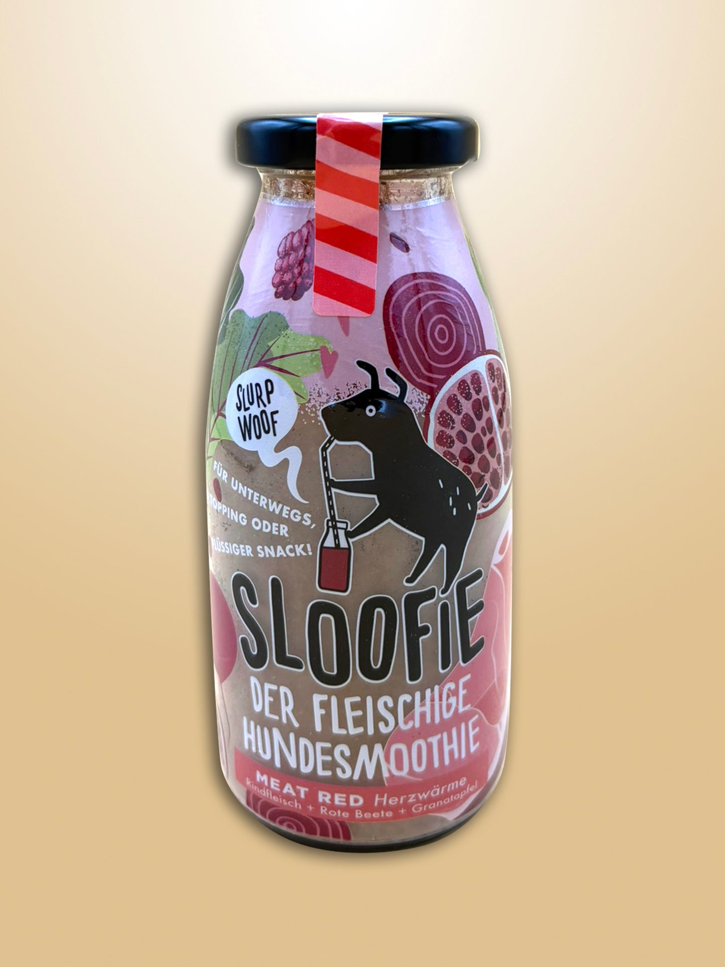 Sloofie - Meat red (rund)