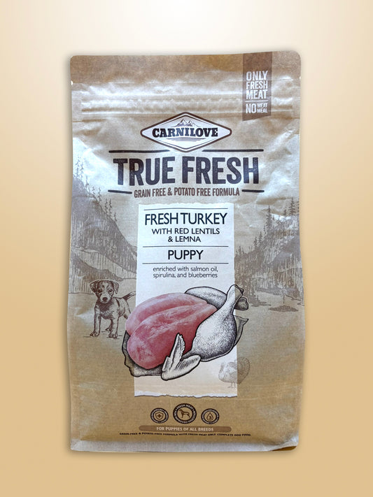 CARNILOVE TRUE FRESH – TURKEY (VOOR PUPPY'S)
