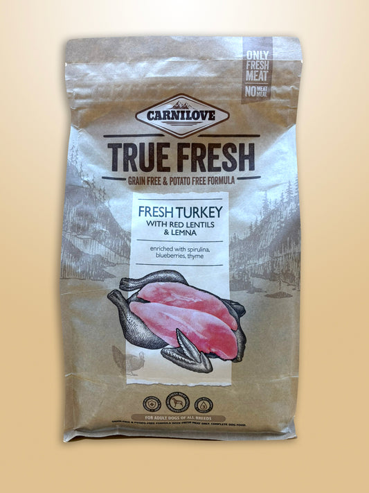 CARNILOVE TRUE FRESH - TURKEY (VOOR VOLWASSEN HONDEN)